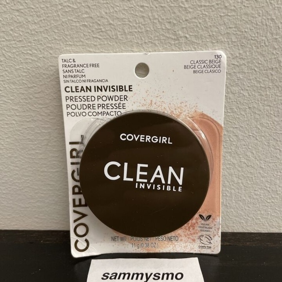 $5 Covergirl Clean Invisible Pressed Powder, 130 Classic Beige - Picture 1 of 3